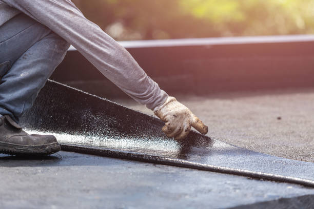 Professional Basement Waterproofing technician working in Marysville, MI